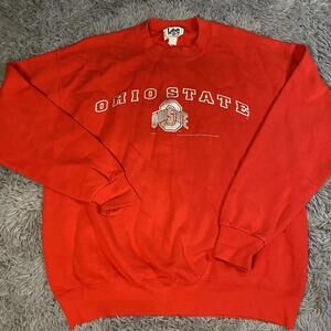 VTG OSU Ohio State BUCKEYES Sweatshirt Lee Sport Mens Large Made in USA
